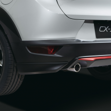 Mazda CX-3 - Skirt achterbumper hoekstuk mat zwart - vanaf 2015