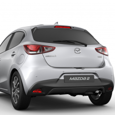 Mazda2 - Skid plate Grijs achter - vanaf 2015
