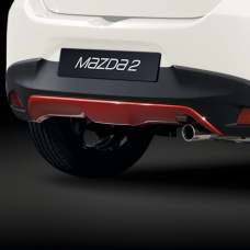 Mazda2 - Skid plate Soul Red achter - vanaf 2015